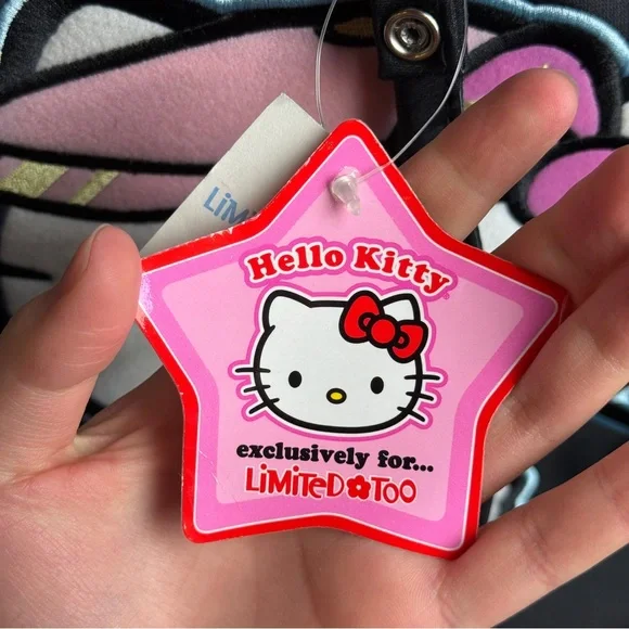 Hello Kitty x Limited Too Black Duffel Bag – Rare Vintage Y2K – NWT - Picture 5 of 7